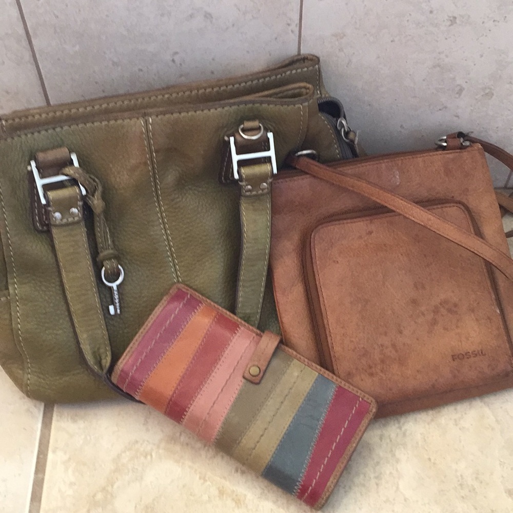 Vintage Fossil bundle.  Very much used!